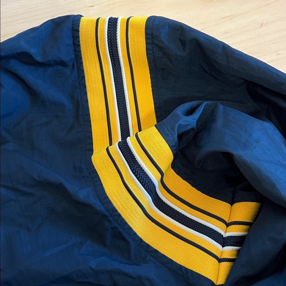 VTG Champion Dark Blue and Yellow US Navy Windbreaker - Picture 4 of 8